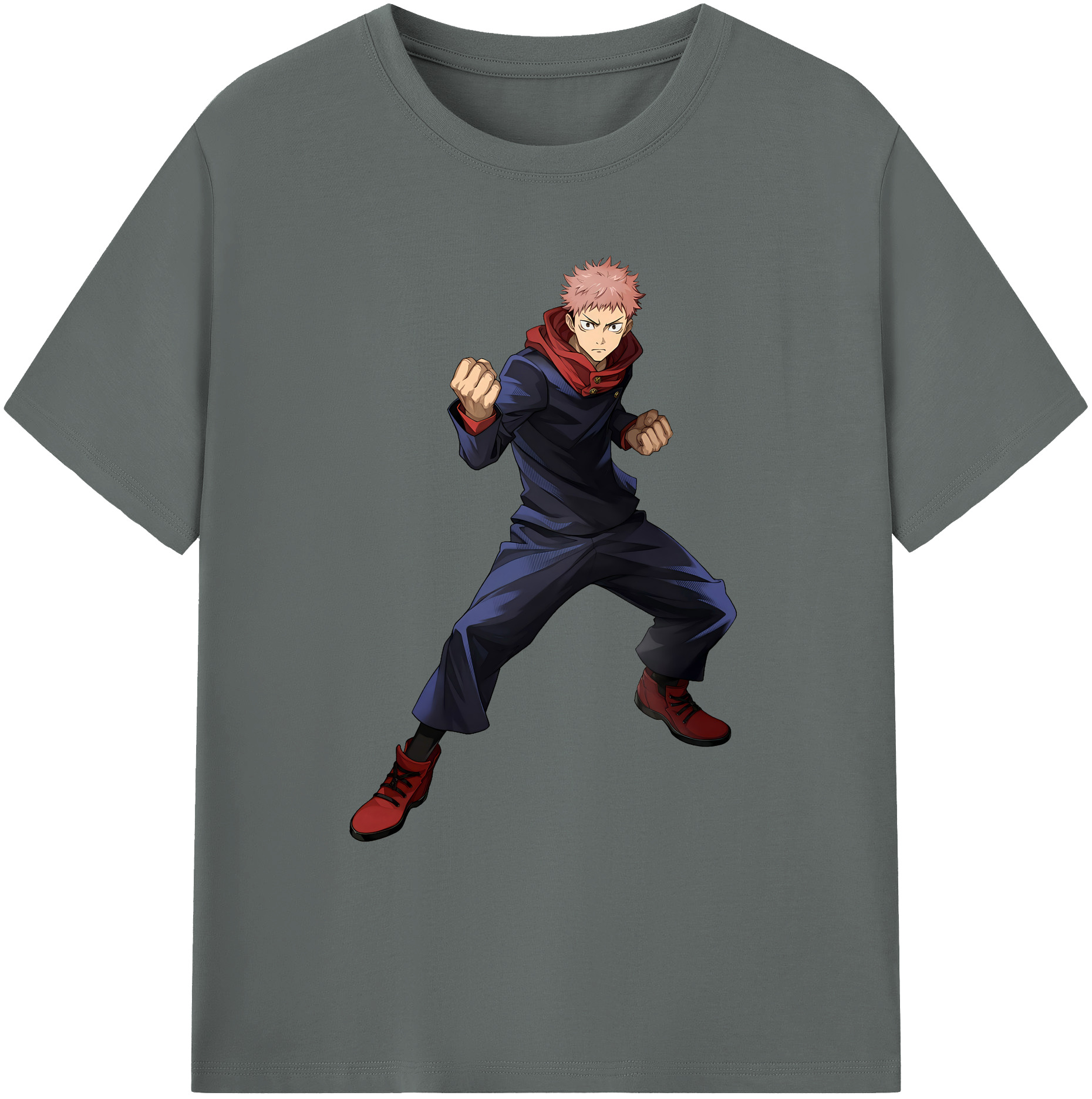 （画像用） 呪術廻戦 Jujutsu Kaisen 綿100％ メンズ半袖Tシャツ｜肌触りやわらか＆通気性